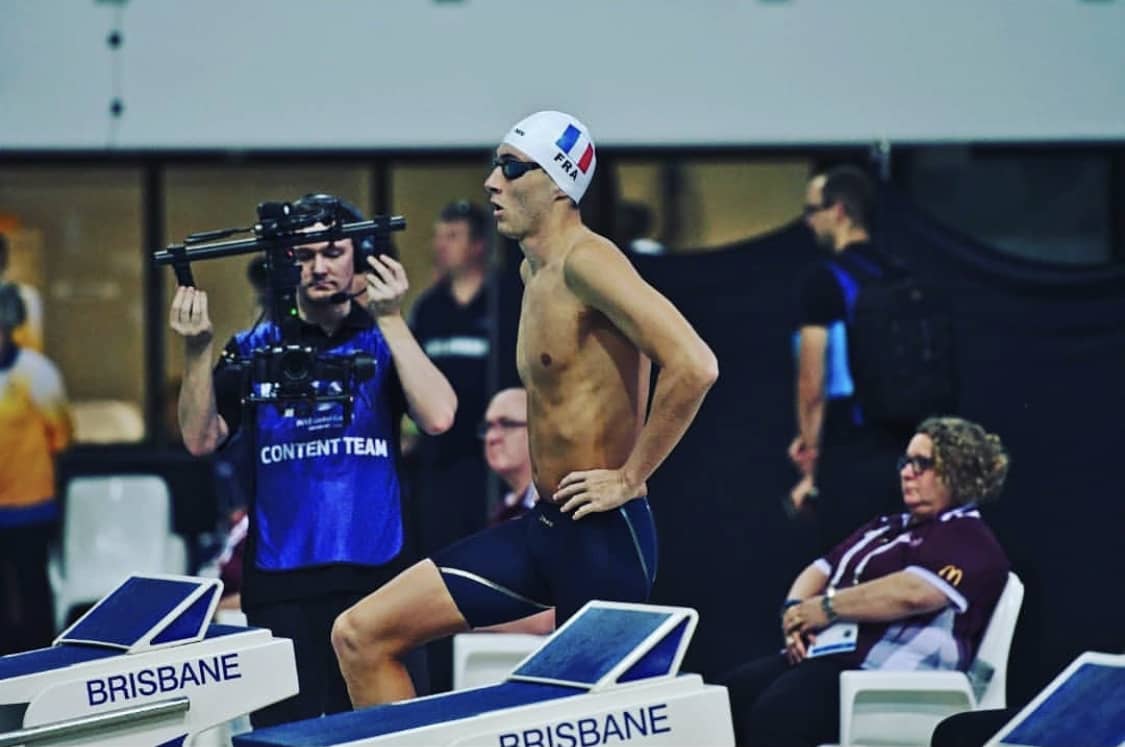 Nageurs du pôle natation sport adapté à Vichy
