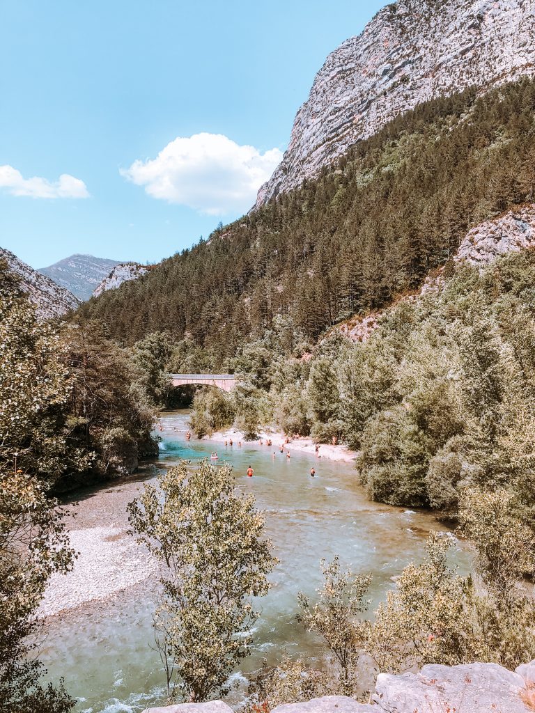 Baignade riviere verdon