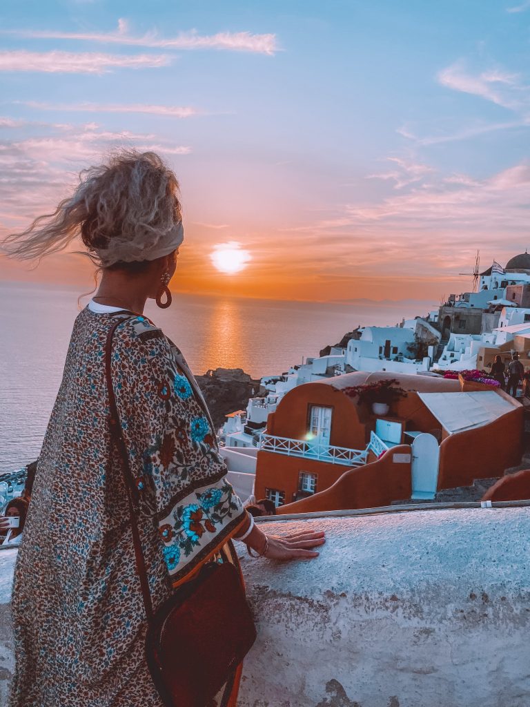 Santorin, où admirer le coucher de soleil