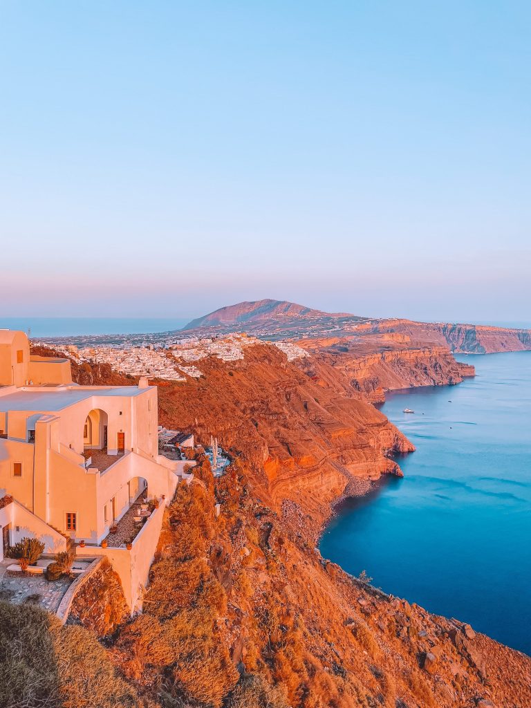 santorin où admirer le coucher de soleil