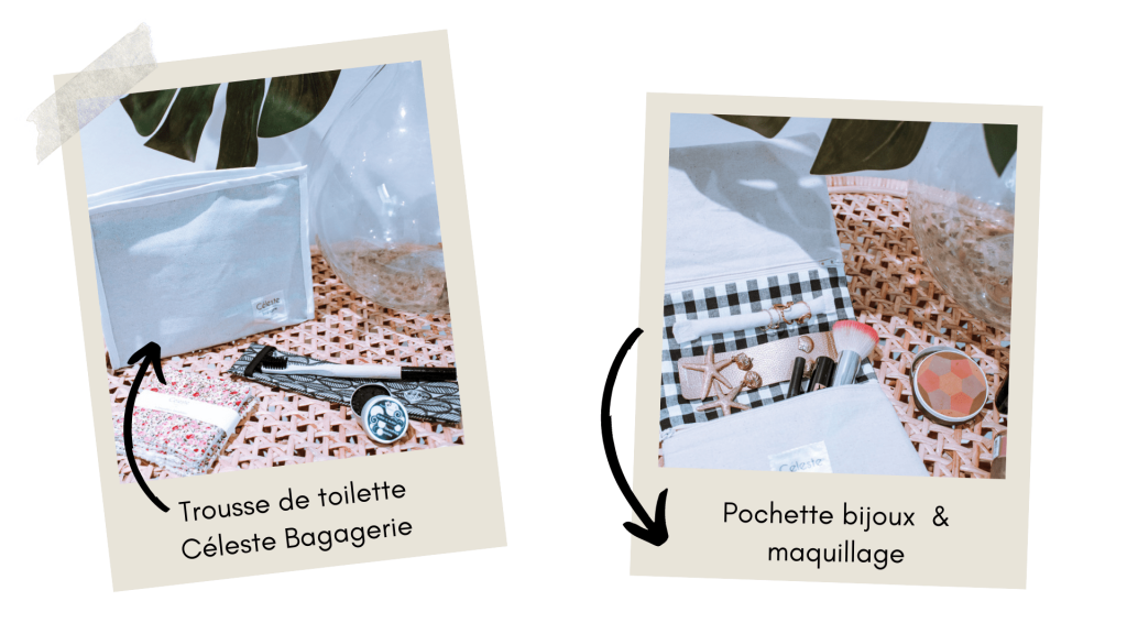 trousse de toilette minimaliste pour voyager