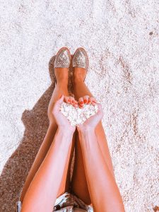 Shell beach, coquillage en coeur